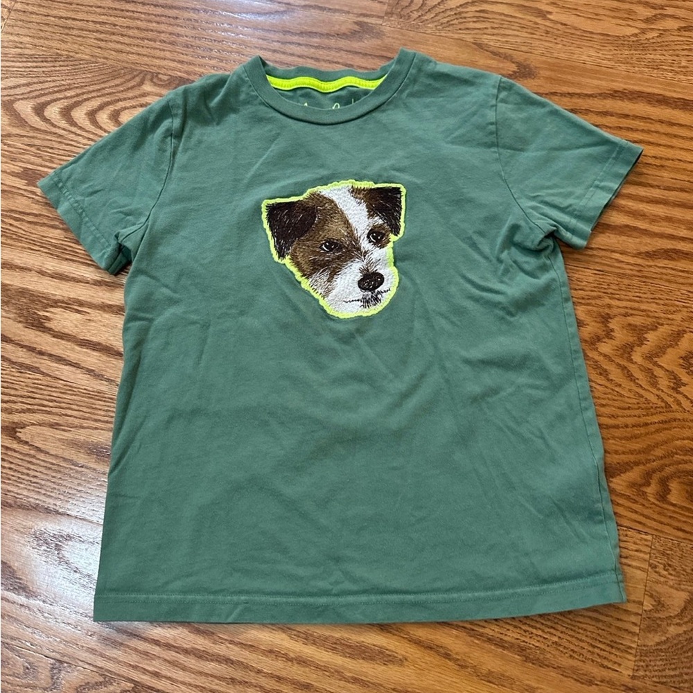 Mini Boden Dog Shirt Size 8-9